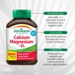 Kép 2/4 - Jamieson Kalcium, Magnézium, D3-vitamin 120 tbl.