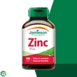 Kép 1/3 - jamieson-cink-10-mg-100-tbl-064642021595