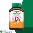 Kép 1/3 - jamieson-d3-vitamin-1000-iu-szopogato-tabletta-narancs-izesitessel-100-tbl-064642061713