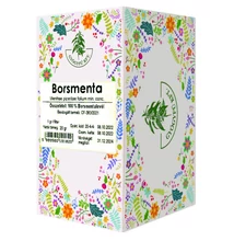 Borsmenta filteres tea