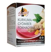Boszy kurkuma+gyömbér+fokhagyma kapszula 60 db Boszy kurkuma+gyömbér+fokhagyma kapszula 60 db