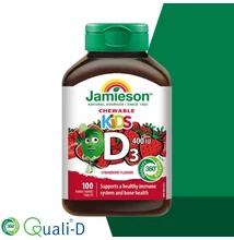 jamieson-d3-vitamin-kids-400-iu-szopogato-tabletta-eper-izesitessel-gyerekeknek