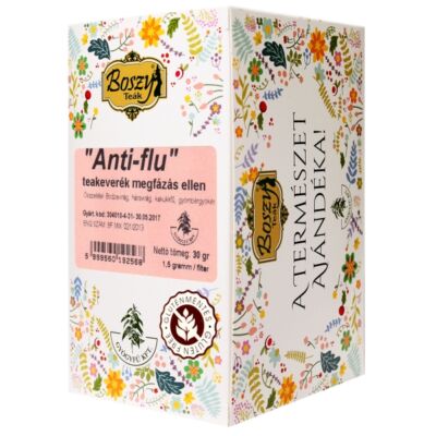 Boszy "Anti flu - megfázás ellen" filteres tea