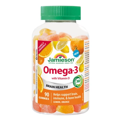 Jamieson Omega-3 Gummies 90x gumivitamin