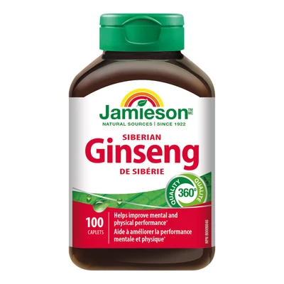 Jamieson Szibériai Ginzeng étrend-kiegészítő tabletta 100x Jamieson Szibériai Ginzeng étrend-kiegészítő tabletta 100x