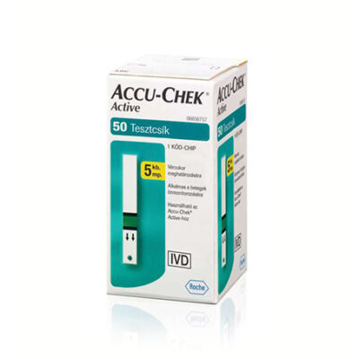 Roche Accu-Chek Active 50x tesztcsík - akciós ár, sérült külső csomagolás