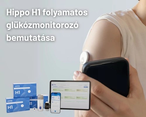 Miért érdemes a Hippo CGM-et választani cukorbetegeknek? – Hippo H1 folyamatos glükózmonitorozó bemutatása