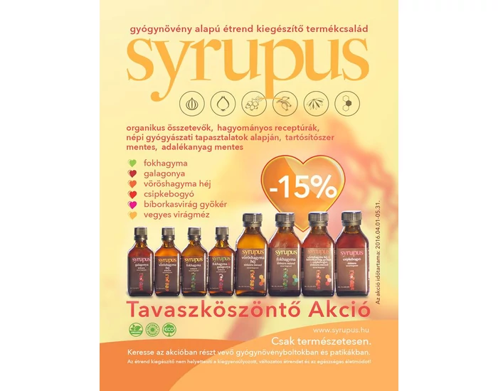 Syrupus akció