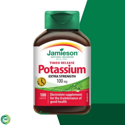 Jamieson Kálium 100 mg nyújtott hatású 100 tbl.
