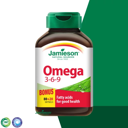 Jamieson Omega-3-6-9 étrend-kiegészítő kapszula 100x