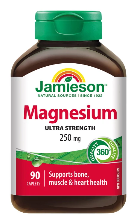 Jamieson Magnézium 250mg étrend-kiegészítő kapszula 90x