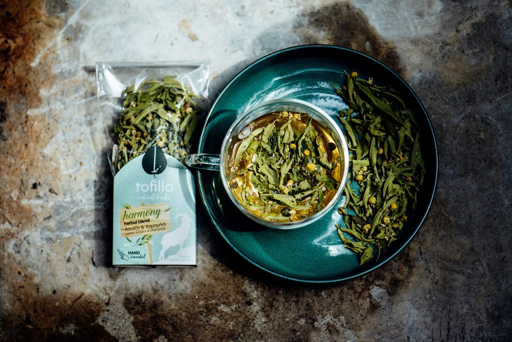 Tofillo natural Harmony (citrom, verbéna & kamilla) krétai teakeverék 20g